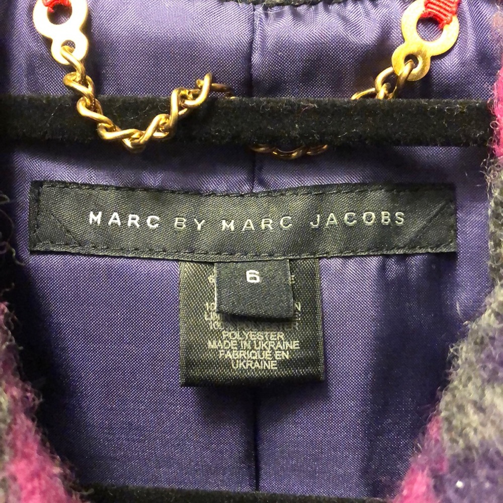 Vintage Y2K Marc By Marc Jacobs Pink and Purple Blazer - Picture 3 of 4